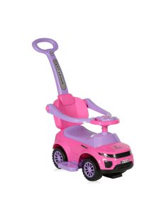   КОЛА ЗА ЯЗДЕНЕ OFF ROAD+ДРЪЖКА РОЗОВА