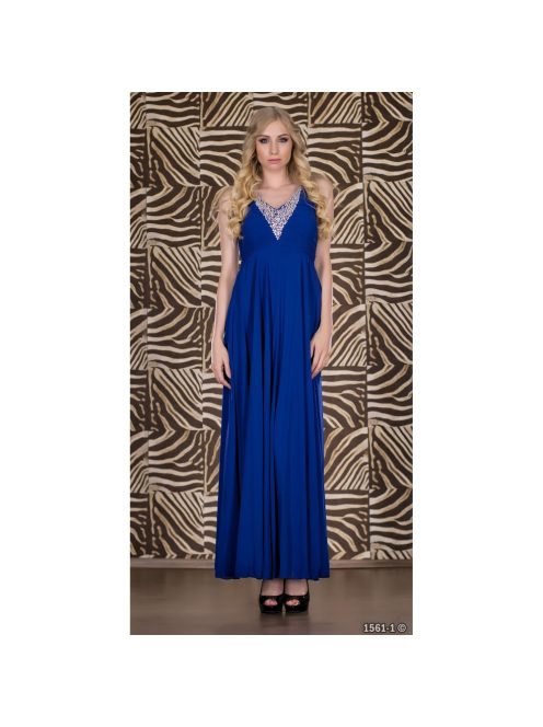 Сини дълги рокли