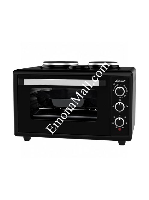 Малка готварска печка Diplomat AP46-32B Black, 46 L - Код G7077