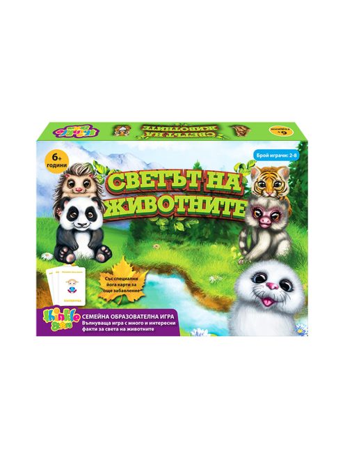 Детска образователна игра Thinkle Stars "Светът на животните"