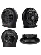 Вентилаторна печка ECG TV 30 Black, 2400W, 3 степени, Черен - Код G5001