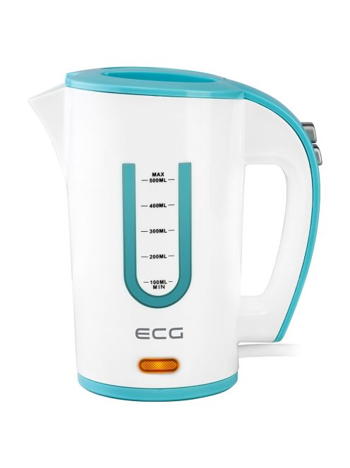 Кана за вода ECG RK 0520, 1000W, 0,5л, Бял/Син - Код G5042