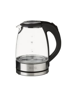  Кана за вода ECG RK 1776 Glass, 1850–2200W, 1,7л, Сив/Черен - Код G5050