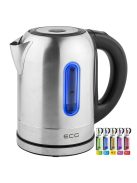 Кана за вода ECG RK 1785 Colore, 2000W, 1,7л, 60 и 100°C, Сив  - Код G5051