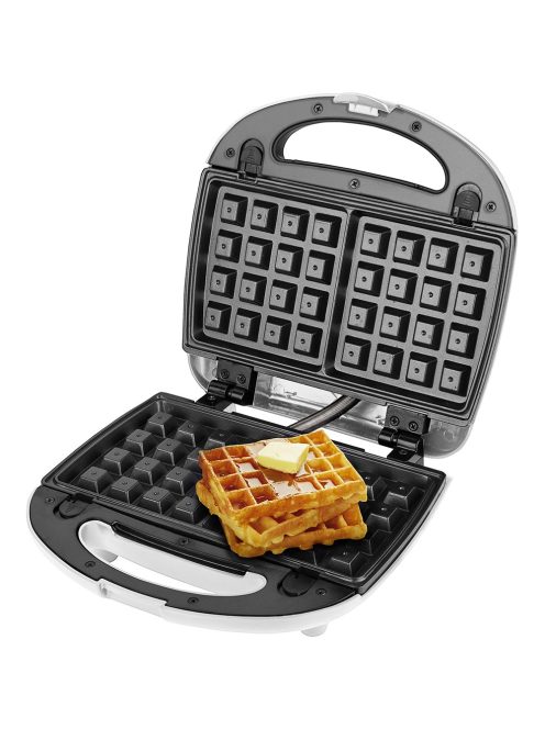 Сандвич мейкър ECG S 399 3in1 White, 700W, Бял/Сив - Код G5070