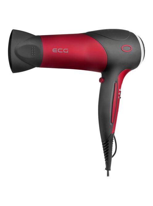 Сешоар ECG VV 112, 2000W, Черен/Червен - Код G5156