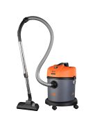 Прахосмукачка за мокро и сухо почистване ECG VM 3140 Hobby, 1400W, 20l, Сив/Оранжев  - Код G5203