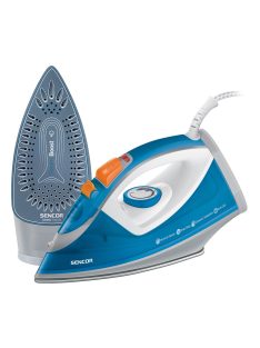   Ютия Sencor SSI 7710BL, 2400 W, Керамична плоча, Anti-Calc система, Вертикално гладене, Бял/Син  - Код G5217