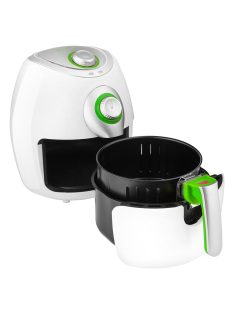   Фритюрник с горещ въздух Sencor SFR 3220WH, 1 500W, 2.6L, Бял/Зелен - Код G5221