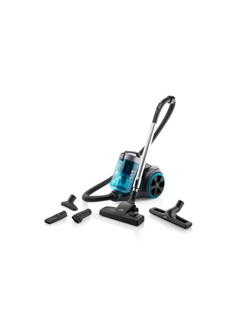 Прахосмукачка ETA122190000 STELLAR, 700W, 1,5l, кабел 7м., Черен/Син - Код G5248