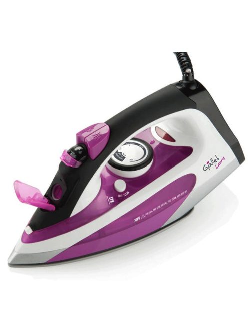 Ютия Gallet GALFAR372, 2400W, с керамична плоча, самопочистване, вертикално гладене, Лилав - Код G5253