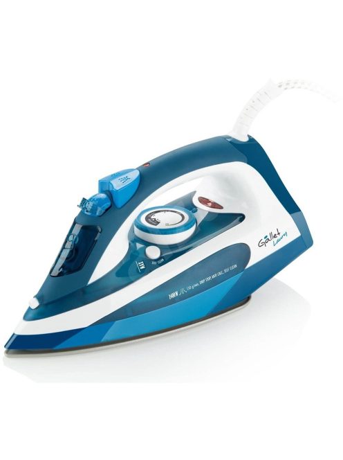 Ютия Gallet GALFAR370, 2400W, с керамична плоча, самопочистване, вертикално гладене, Син - Код G5254