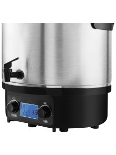   Електрически бойлер за варене на буркани и сокове ECG MHZ 270 SD, 1800W, 27L, Сив/Черен - Код G5358