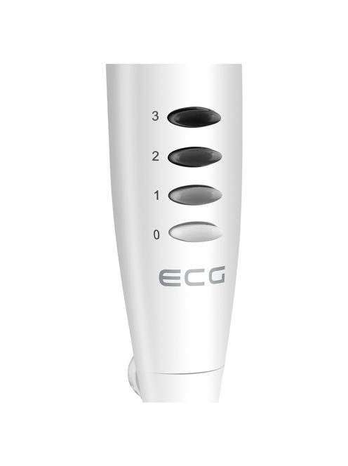 Вентилатор на стойка ECG FS 40a, 50W, 40см, Бял - Код G5370