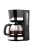 Кафемашина ECG KP 2115 Black, 1000 W, 12 чаши кафе, Черен - Код G5390