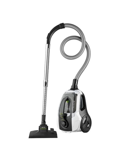 Прахосмукачка ECG VP BS6115 Independent, 800W, HEPA филтър, Бял/Черен - Код G5405