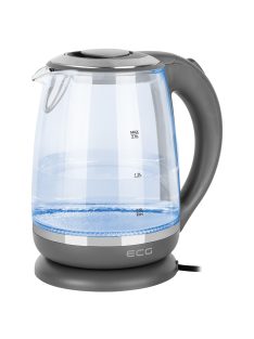   Кана за вода ECG RK 2020 Grey Glass, 1850-2200 W, 2.0L, Сив - Код G5412