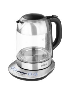   Кана за вода ECG RK 1781 Glass, 1850–2200W , 1,7л, Сив/Черен - Код G5415