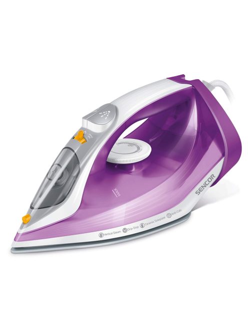 Ютия SENCOR SSI 5800VT, 2400W, резервоар за вода 260 ml, Бял/Лилав - Код G5439