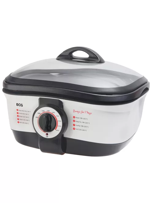Мултикукър 8в1 ECG MH 158, 1500W, 5L, Бял/Черен - Код G5459