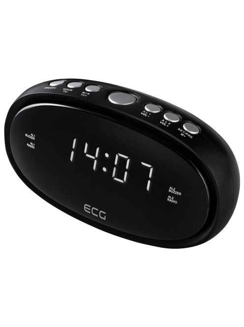 Радио ECG RB 010 Black, Цифров часовник/аларма, Черен - Код G5464