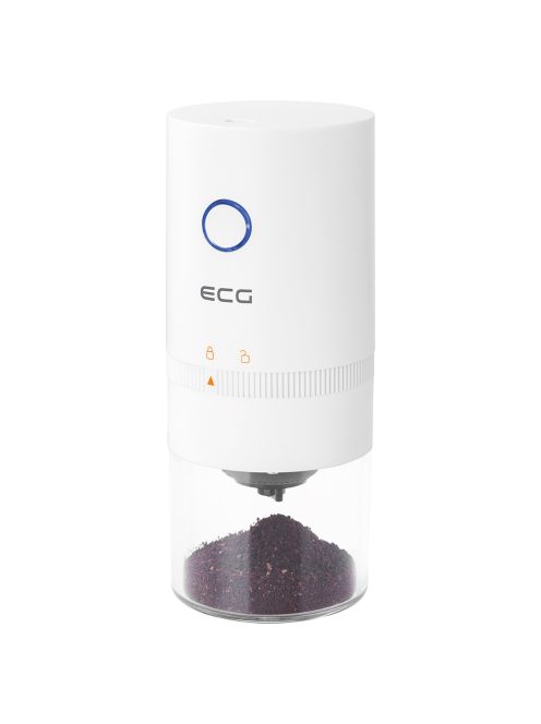 Преносима електрическа кафемелачка ECG KM 150 Minimo White, 13 W, макс. 120 мл, Бял - Код G5467