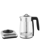 Електрическа кана с цедка за чай ECG 1891 IN, 1.8л, 1850–2200 W, Сив - Код G5482