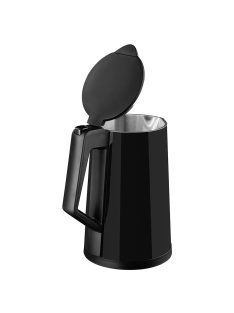   Двустенна кана с контрол на температурата ECG RK 1893 Digitouch Black, 1.7л, 1850–2200 W, Черен - Код G5483