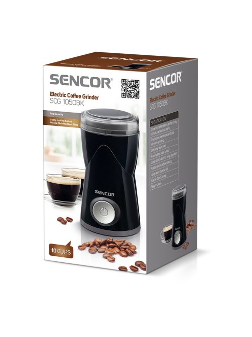 Електрическа кафемелачка SENCOR SCG 1050BK, 150W, Черен - Код G5495
