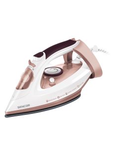   Парна ютия SENCOR SSI 3520RS, 3100W, Система Anti-Calc, Бял/Розов - Код G5503