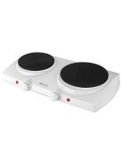 Двоен електрически котлон ECG EV 2512 White, 2500W, Бял - Код G5518