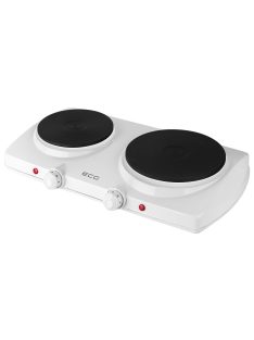   Двоен електрически котлон ECG EV 2512 White, 2500W, Бял - Код G5518