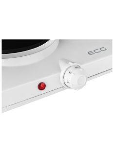   Двоен електрически котлон ECG EV 2512 White, 2500W, Бял - Код G5518