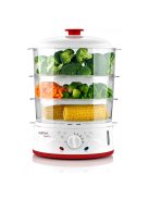 Уред за готвене на пара GALLET PANTIN CUV962, 8.5 L, 900 W, Бял/Червен - Код G5533