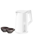 Двустенна кана с контрол на температурата ECG RK 1893 Digitouch White, 1.7л, 1850–2200 W, Бял - Код G5542