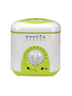   Фритюрник мини SAPIR SP 1980 BC, 950W, 1 литър, Бял/Зелен - Код G8006