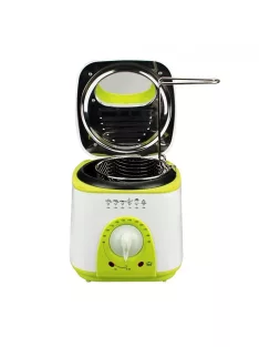   Фритюрник мини SAPIR SP 1980 BC, 950W, 1 литър, Бял/Зелен - Код G8006