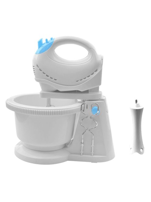 Миксер с купа и пасатор SAPIR SP 1115 GPN, 300W, 2 л, 5 степени + Турбо, Въртяща се стойка, Бял/Син - Код G8017