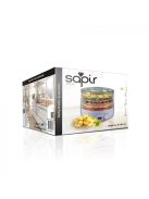 Сушилня за плодове и зеленчуци SAPIR SP 1451 A5, 250W, 35°C-70°C, 5 нива, Подходяща за гъби,месо и билки, Бял - Код G8112