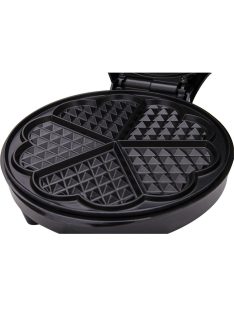   Гофретник SAPIR SP 1442 GF, 1200W, 5 сърцевидни гнезда, черен - Код G8163