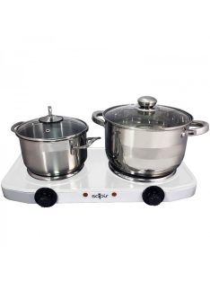   Електрически котлон двоен SAPIR SP 1445 OD, 2500 W, 5 степени, Бял - Код G8227