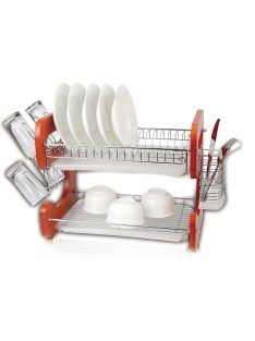   Сушилник за съдове SAPIR SP 3000 I, 2 Нива, Дървени страни, Сив - Код G8312