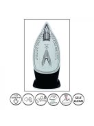 Парна ютия ZEPHYR ZP 1050 BXC, 2800W, 350 мл, 35 гр/мин, Керамична плоча, Вертикално гладене, Самопочистване, Виолетов - Код G8323