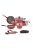 Комплект тенджери, тигани и аксесоари ZEPHYR Red Passion ZP 4418 E15, 15 части, Мраморно покритие, Червен - Код G8336