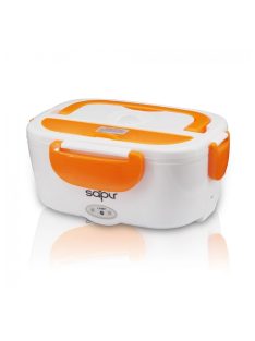   Електрическа кутия за храна за автомобил Sapir SP 1177 AD, 40W/12V, 1.5 литра, Бял/Oранжев - Код G8345