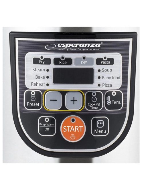 Мултикукър Esperanza EKG011, 860W, 5 литра, 11 Програми, Сив - Код G8351