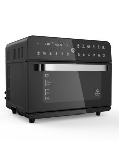   Мултифункционална фурна с горещ въздух ZEPHYR ZP 1441 V Deluxe, 25 литра, 1800W, Черен - Код G8363