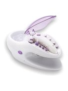 Уред за маникюр и педикюр ZEPHYR ZP 1813 C, 500 mA, 12 приставки, 2 скорости, Сушене, Бял/лилав - Код G8364