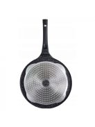 Тиган за палачинки с личица ZILNER ZL 2421, 26 см, 4 различни форми, Мраморно покритие, Черен - Код G8375