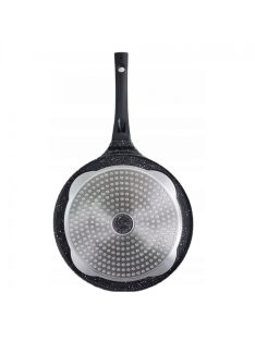   Тиган за палачинки с личица ZILNER ZL 2421, 26 см, 4 различни форми, Мраморно покритие, Черен - Код G8375